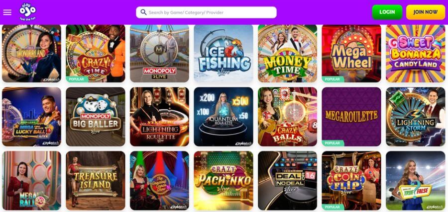 Oplev det Spændende ved Play OJO Casino